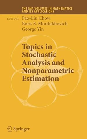 Imagen del vendedor de Topics in Stochastic Analysis and Nonparametric Estimation a la venta por BuchWeltWeit Ludwig Meier e.K.