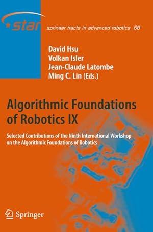 Immagine del venditore per Algorithmic Foundations of Robotics IX venduto da BuchWeltWeit Ludwig Meier e.K.