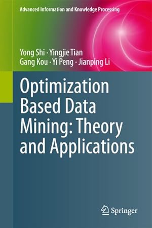 Seller image for Optimization Based Data Mining: Theory and Applications for sale by BuchWeltWeit Ludwig Meier e.K.