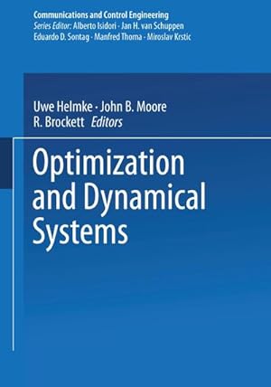 Image du vendeur pour Optimization and Dynamical Systems mis en vente par BuchWeltWeit Ludwig Meier e.K.