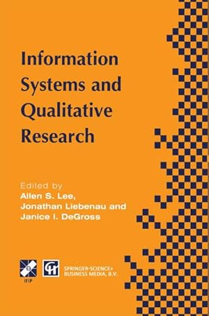 Imagen del vendedor de Information Systems and Qualitative Research a la venta por BuchWeltWeit Ludwig Meier e.K.