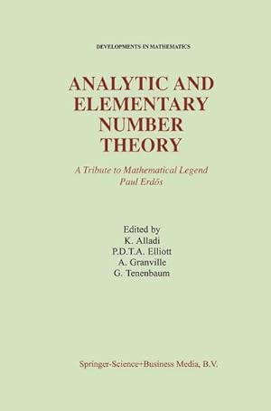 Seller image for Analytic and Elementary Number Theory for sale by BuchWeltWeit Ludwig Meier e.K.