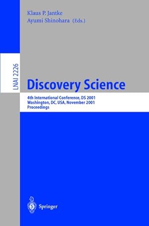 Bild des Verkufers fr Discovery Science zum Verkauf von BuchWeltWeit Ludwig Meier e.K.