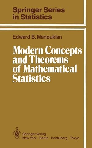 Seller image for Modern Concepts and Theorems of Mathematical Statistics for sale by BuchWeltWeit Ludwig Meier e.K.