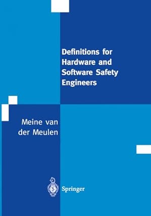 Seller image for Definitions for Hardware and Software Safety Engineers for sale by BuchWeltWeit Ludwig Meier e.K.