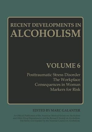 Imagen del vendedor de Recent Developments in Alcoholism a la venta por BuchWeltWeit Ludwig Meier e.K.