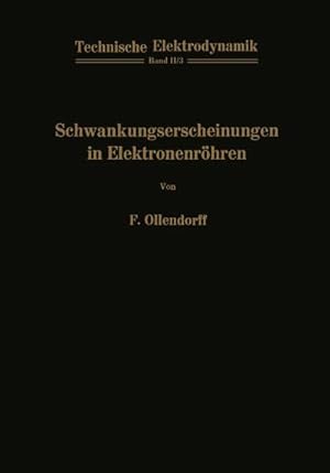 Seller image for Schwankungserscheinungen in Elektronenrhren for sale by BuchWeltWeit Ludwig Meier e.K.
