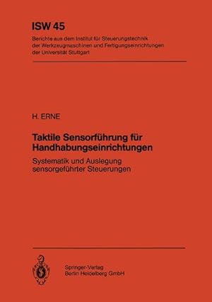 Image du vendeur pour Taktile Sensorfhrung fr Handhabungseinrichtungen mis en vente par BuchWeltWeit Ludwig Meier e.K.