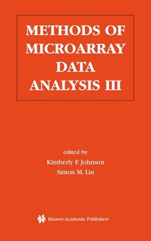 Bild des Verkufers fr Methods of Microarray Data Analysis III zum Verkauf von BuchWeltWeit Ludwig Meier e.K.