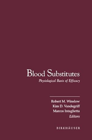 Image du vendeur pour Blood Substitutes mis en vente par BuchWeltWeit Ludwig Meier e.K.