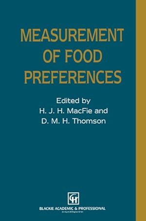 Immagine del venditore per Measurement of Food Preferences venduto da BuchWeltWeit Ludwig Meier e.K.