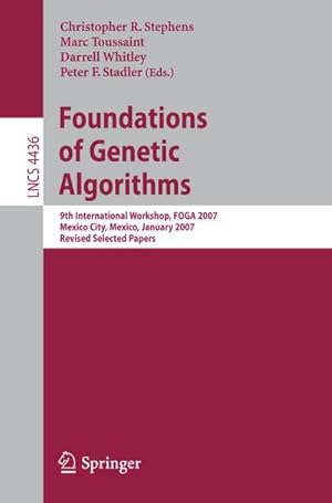 Bild des Verkufers fr Foundations of Genetic Algorithms zum Verkauf von BuchWeltWeit Ludwig Meier e.K.