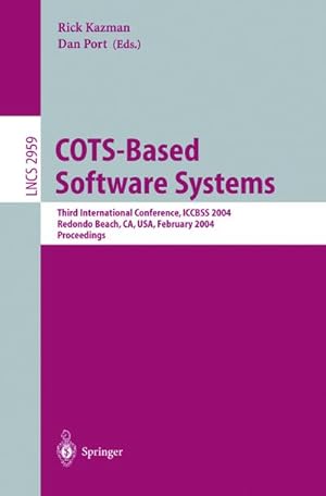 Bild des Verkufers fr COTS-Based Software Systems zum Verkauf von BuchWeltWeit Ludwig Meier e.K.