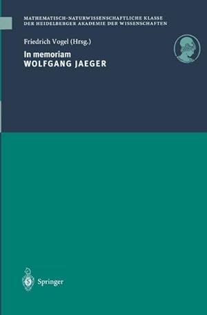 Seller image for In memoriam Wolfgang Jaeger for sale by BuchWeltWeit Ludwig Meier e.K.