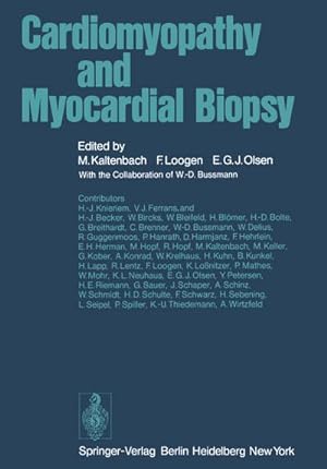 Seller image for Cardiomyopathy and Myocardial Biopsy for sale by BuchWeltWeit Ludwig Meier e.K.