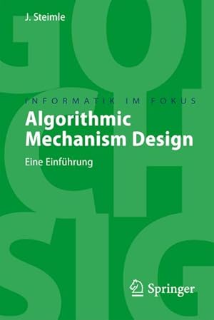 Immagine del venditore per Algorithmic Mechanism Design venduto da BuchWeltWeit Ludwig Meier e.K.