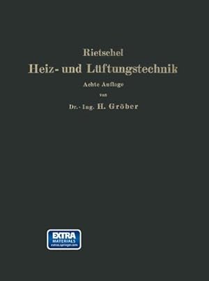 Image du vendeur pour H. Rietschels Leitfaden der Heiz- und Lftungstechnik mis en vente par BuchWeltWeit Ludwig Meier e.K.