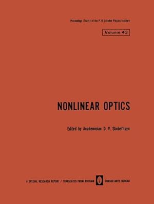 Image du vendeur pour Nonlinear Optics mis en vente par BuchWeltWeit Ludwig Meier e.K.