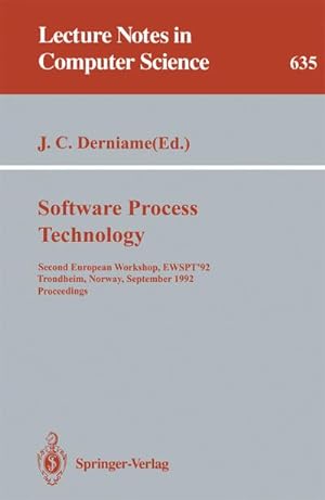Bild des Verkufers fr Software Process Technology zum Verkauf von BuchWeltWeit Ludwig Meier e.K.