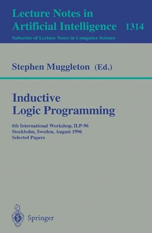 Immagine del venditore per Inductive Logic Programming venduto da BuchWeltWeit Ludwig Meier e.K.