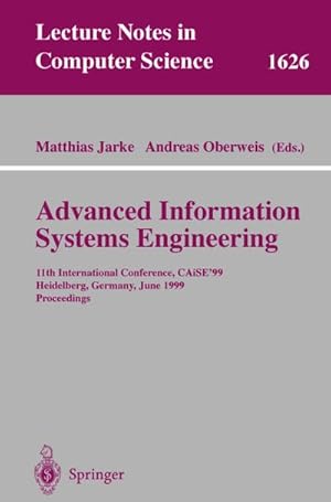 Imagen del vendedor de Advanced Information Systems Engineering a la venta por BuchWeltWeit Ludwig Meier e.K.