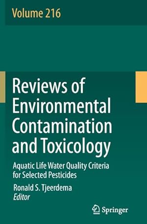 Bild des Verkufers fr Aquatic Life Water Quality Criteria for Selected Pesticides zum Verkauf von BuchWeltWeit Ludwig Meier e.K.