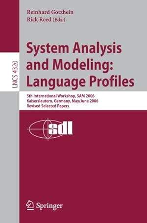 Seller image for System Analysis and Modeling: Language Profiles for sale by BuchWeltWeit Ludwig Meier e.K.