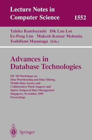 Seller image for Advances in Database Technologies for sale by BuchWeltWeit Ludwig Meier e.K.