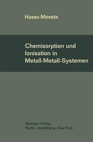 Bild des Verkufers fr Chemisorption und Ionisation in Metall-Metall-Systemen zum Verkauf von BuchWeltWeit Ludwig Meier e.K.