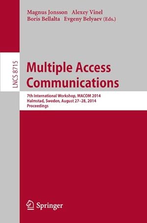 Imagen del vendedor de Multiple Access Communications a la venta por BuchWeltWeit Ludwig Meier e.K.