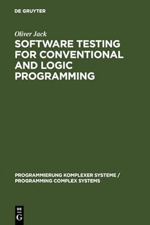 Seller image for Software Testing for Conventional and Logic Programming for sale by BuchWeltWeit Ludwig Meier e.K.