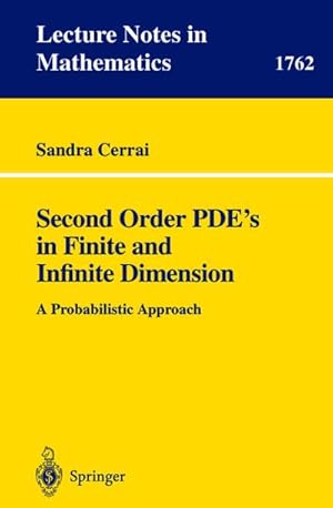 Seller image for Second Order PDE's in Finite and Infinite Dimension for sale by BuchWeltWeit Ludwig Meier e.K.