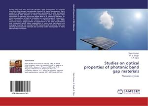 Image du vendeur pour Studies on optical properties of photonic band gap materials mis en vente par BuchWeltWeit Ludwig Meier e.K.
