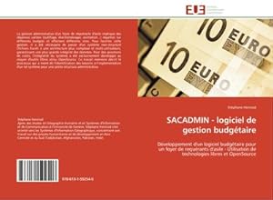 Image du vendeur pour SACADMIN - logiciel de gestion budgtaire mis en vente par BuchWeltWeit Ludwig Meier e.K.