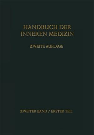 Image du vendeur pour Handbuch der inneren Medizin mis en vente par BuchWeltWeit Ludwig Meier e.K.