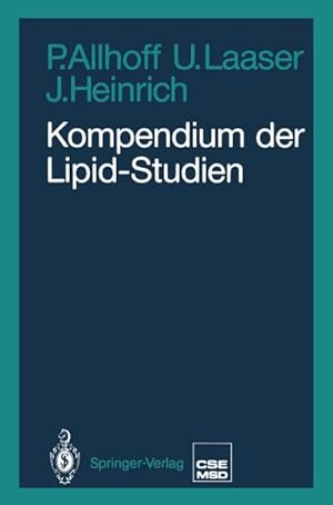 Seller image for Kompendium der Lipid-Studien for sale by BuchWeltWeit Ludwig Meier e.K.