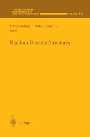 Bild des Verkufers fr Random Discrete Structures zum Verkauf von BuchWeltWeit Ludwig Meier e.K.