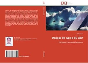 Seller image for Dopage de type p du ZnO for sale by BuchWeltWeit Ludwig Meier e.K.