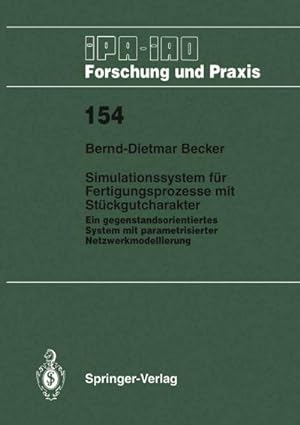 Seller image for Simulationssystem fr Fertigungsprozesse mit Stckgutcharakter for sale by BuchWeltWeit Ludwig Meier e.K.