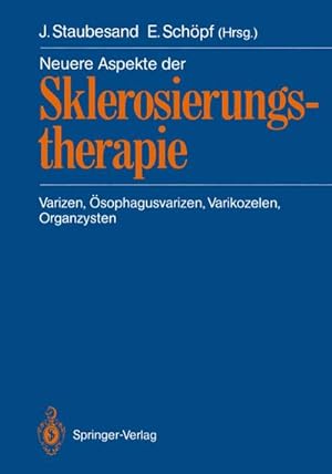Seller image for Neuere Aspekte der Sklerosierungstherapie for sale by BuchWeltWeit Ludwig Meier e.K.
