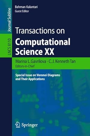Image du vendeur pour Transactions on Computational Science XX mis en vente par BuchWeltWeit Ludwig Meier e.K.