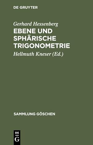 Seller image for Ebene und sphrische Trigonometrie for sale by BuchWeltWeit Ludwig Meier e.K.