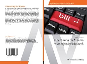 Seller image for E-Rechnung fr Steuern for sale by BuchWeltWeit Ludwig Meier e.K.