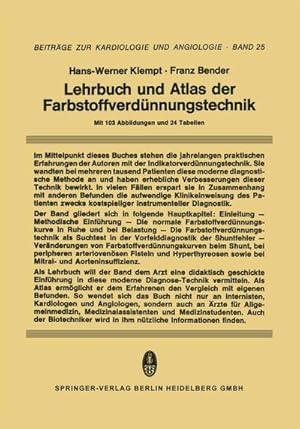 Seller image for Lehrbuch und Atlas der Farbstoffverdnnungstechnik for sale by BuchWeltWeit Ludwig Meier e.K.