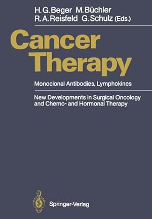 Imagen del vendedor de Cancer Therapy a la venta por BuchWeltWeit Ludwig Meier e.K.