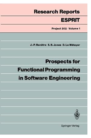 Seller image for Prospects for Functional Programming in Software Engineering for sale by BuchWeltWeit Ludwig Meier e.K.