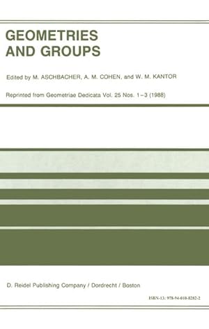 Seller image for Geometries and Groups for sale by BuchWeltWeit Ludwig Meier e.K.