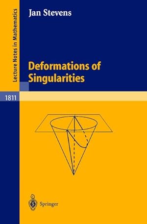 Image du vendeur pour Deformations of Singularities mis en vente par BuchWeltWeit Ludwig Meier e.K.