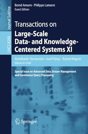 Imagen del vendedor de Transactions on Large-Scale Data- and Knowledge-Centered Systems XI a la venta por BuchWeltWeit Ludwig Meier e.K.