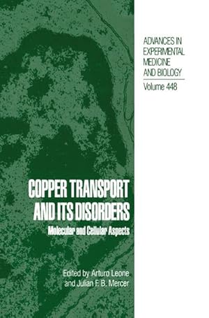 Seller image for Copper Transport and Its Disorders for sale by BuchWeltWeit Ludwig Meier e.K.